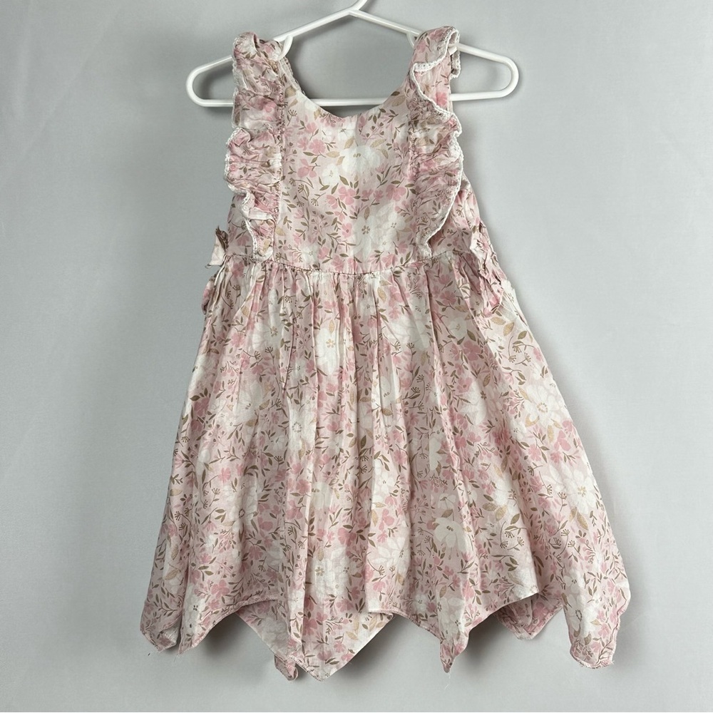 SHABBY CHIC girl's pink ruffle sundress - size 3T